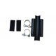 Fixation du porte-bagage avant pick-up avec colliers