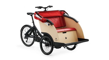 Triporteur électrique Triobike Taxi - Moteur pédalier Brose et boîte Nexus 5
