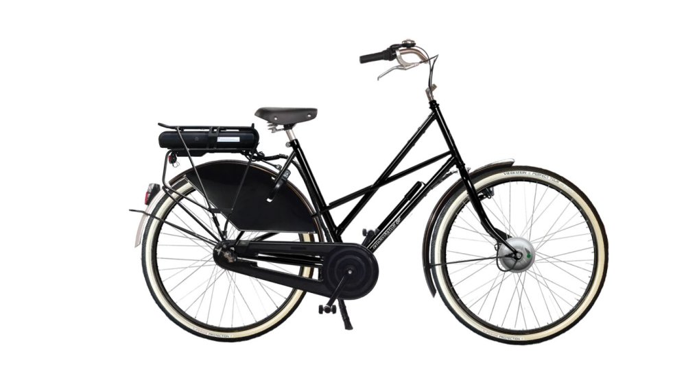 Vélo électrique hollandais Amsterdam Air Cross Low Exclusive  avec 24 couleurs de cadre proposées par le fabricant Azor