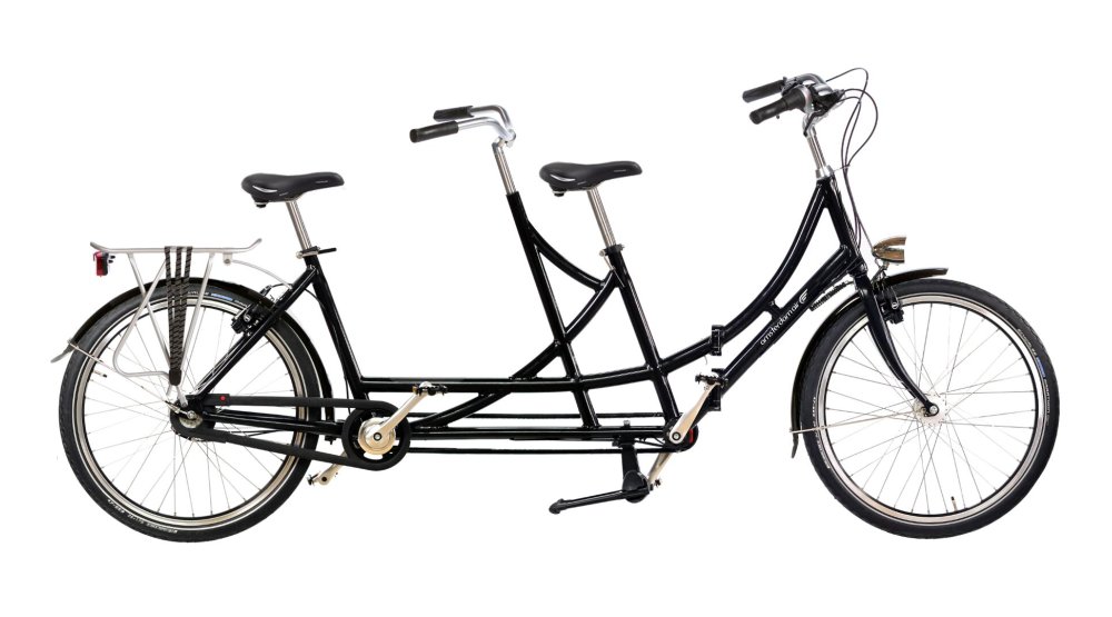  Tandem pliant Amsterdam Air roues 26" avec son cadre vert menthe