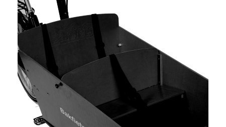 Deuxième banc noir pour biporteur Bakfiets.nl