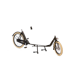 Biporteur long Bakfiets.nl Big Apple, jusqu'à 3 enfants dans le coffre