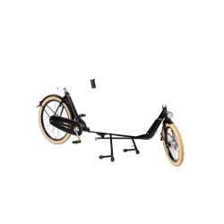 Biporteur long Bakfiets.nl Big Apple, jusqu'à 3 enfants dans le coffre