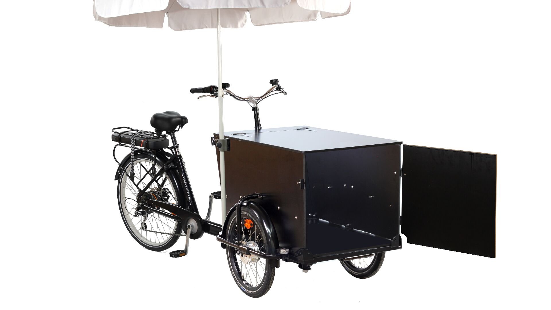 Configurateur triporteur électrique vente ambulante avec auvent