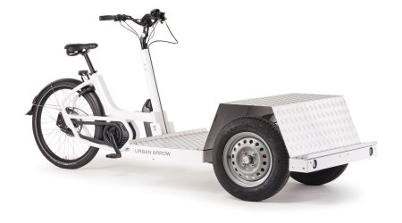 Triporteur électrique Urban Arrow Tender 1000 Flatbed Plus (plaque de fond)