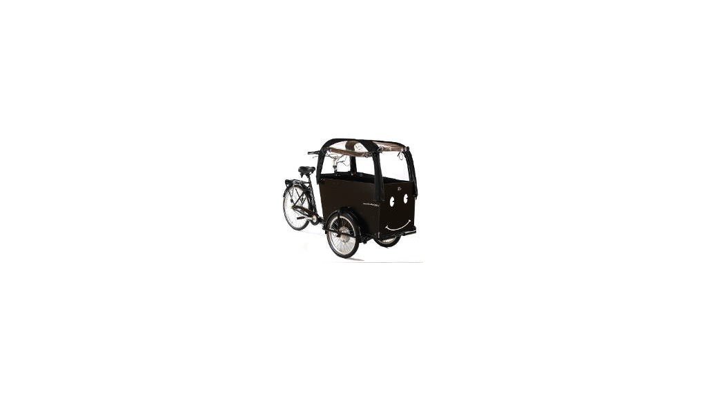 Panneau avant pour coffre noir triporteur Amsterdam Air Smiley et Pro