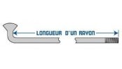 rayon 13G longueur 252 arrière Babboe City