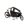 Biporteur avec selle Brooks et protection pluie en PVC noir