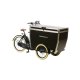 Triporteur électrique Bakfiets Flightcase assistance pédalier Shimano