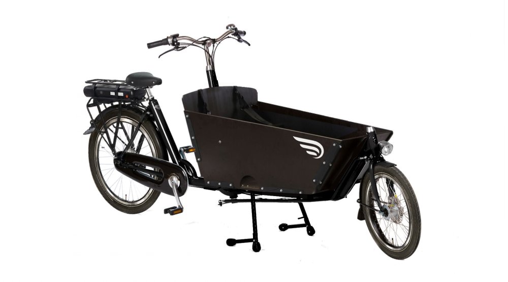 Le biporteur électrique Amsterdam Air dans sa configuration de base