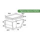 Les dimensions de la Flightcase