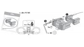 Set d'extension pour sacoche de guidon Ortlieb Ultimate 6M