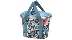 Panier de vélo à fleurs...