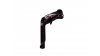 Potence réglable rapidement sans outil, noire, dia 25.4 mm