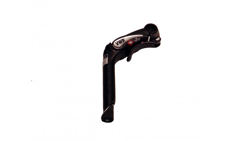 Potence réglable rapidement sans outil, noire, dia 25.4 mm