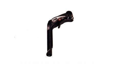 Potence réglable rapidement sans outil, noire, dia 25.4 mm