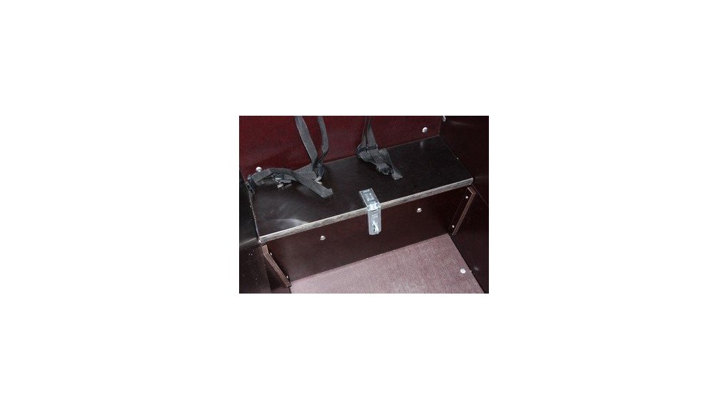 Coffre sous banquette compatible siège coque