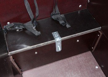 Coffre sous banquette compatible siège coque