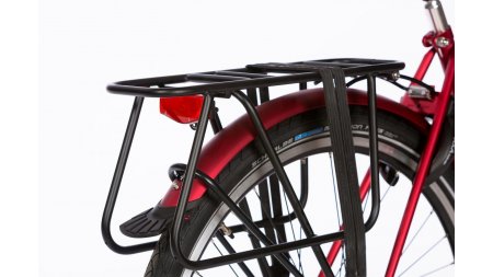 Porte-bagage rallongé Yepp noir brillant (option pour vélo sans porte-bagage)