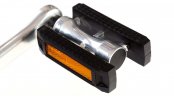 Pédales anti-dérapantes aluminium et caoutchouc (option montée)