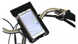 Support étanche de smartphone à fixer au cintre du vélo