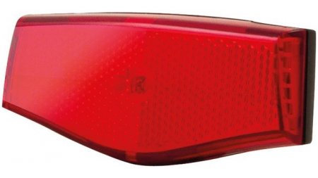 Feu arrière à led avec condensateur, option monté sur un cycle