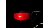 Feu arrière à led avec condensateur, option monté sur un cycle