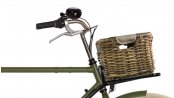 Petite malle en rotin sans couvercle pour vélo