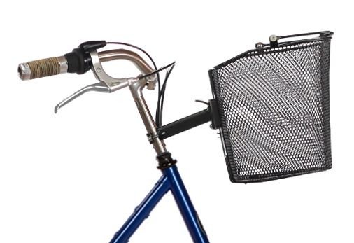 Panier de vélo avant amovible en métal (fixation potence)