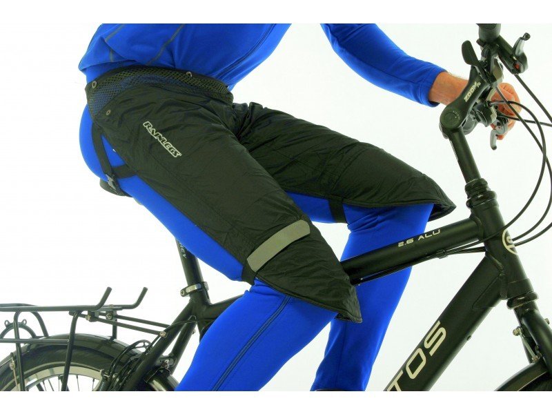 Sur-pantalon de vélo noir