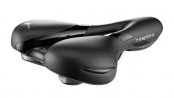 Selle respiro femme avec amortisseur gel pour cyclotourisme