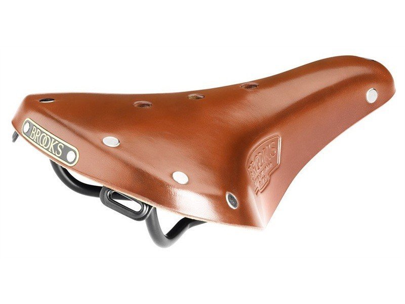 Selle Brooks B17S miel, pour cadre mixte ou trapèze