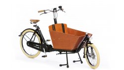 Biporteur électrique court Bakfiets Confort avec assistance pédalier Shimano