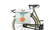 Sacoche de vélo et sac de course Orange