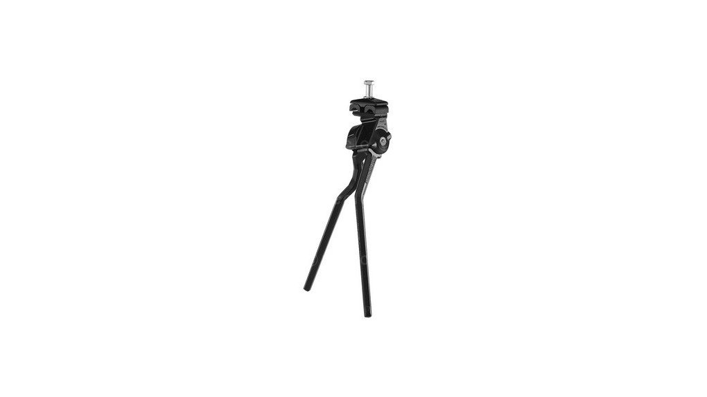 Béquille double pour vélo avec dérailleur