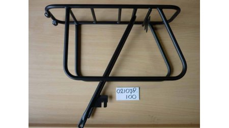Porte-bagage arrière rallongé compatible sièges Yepp,capacité 60 Kg,,noir mat