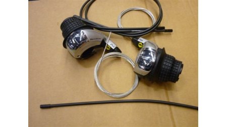 Sélecteur rotatif 3 plateaux et 7 pignons Shimano