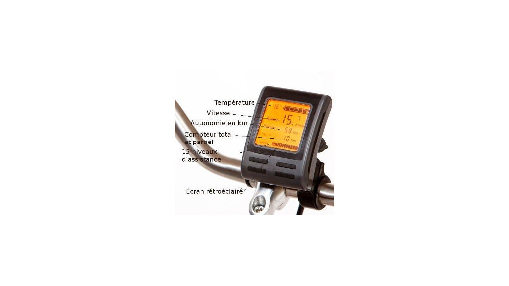 Console grand écran LCD assistance Easy Power ( vélo avant avril 2016)