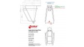 Porte-bagage  Tubus Logo argent 26-28  25 Kg