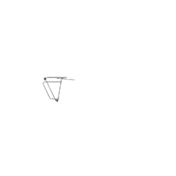 Porte-bagage  Tubus Logo argent 26-28  25 Kg