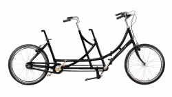  Tandem pliant Amsterdam Air roues 26" avec son cadre vert menthe