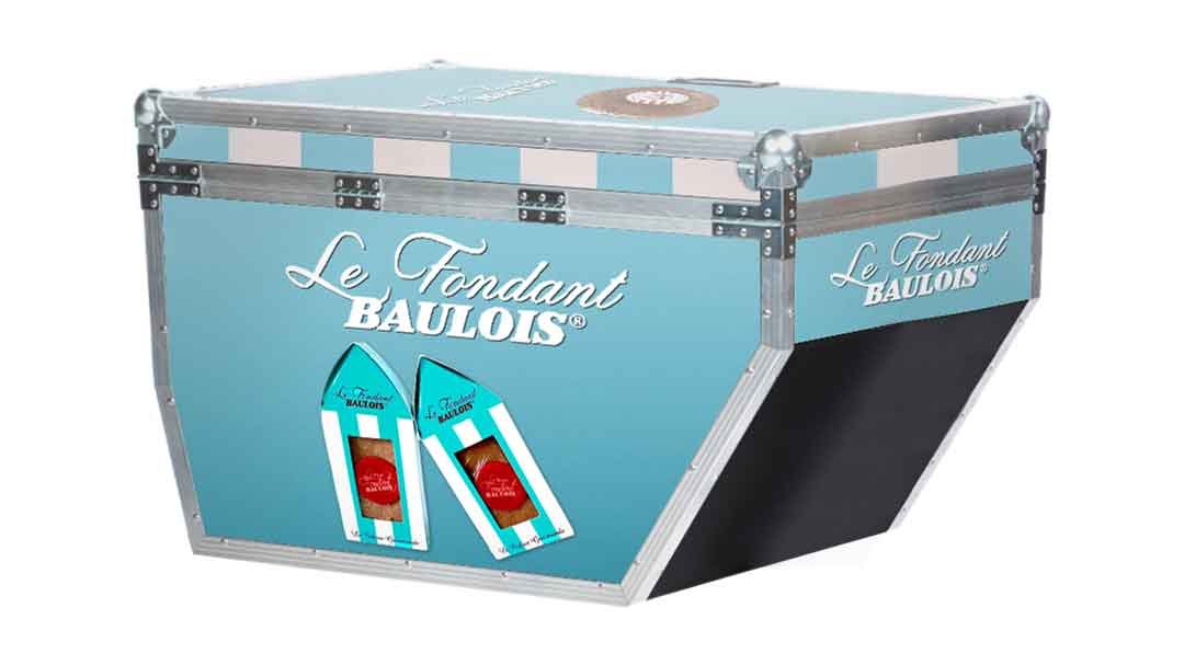 Caisse Flightcase personnalisée (2 côtés, face avant et couvercle)
