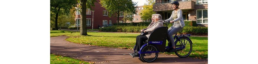 Vélo taxi | Rickshaw pour Handicap Mobilité Réduite 