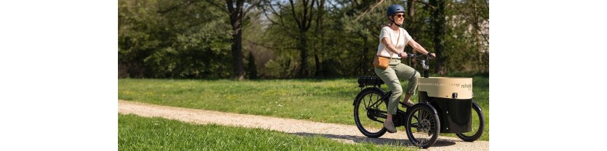 Triporteur NIHOLA | La référence du vélo cargo made in France