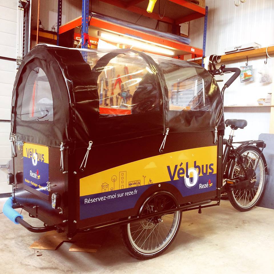 Ville de Rezé - Vélobus avec assistance électrique.