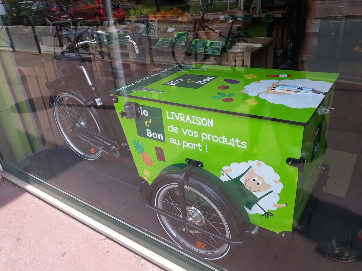 Bio c' bon - Triporteur électrique personnalisé.