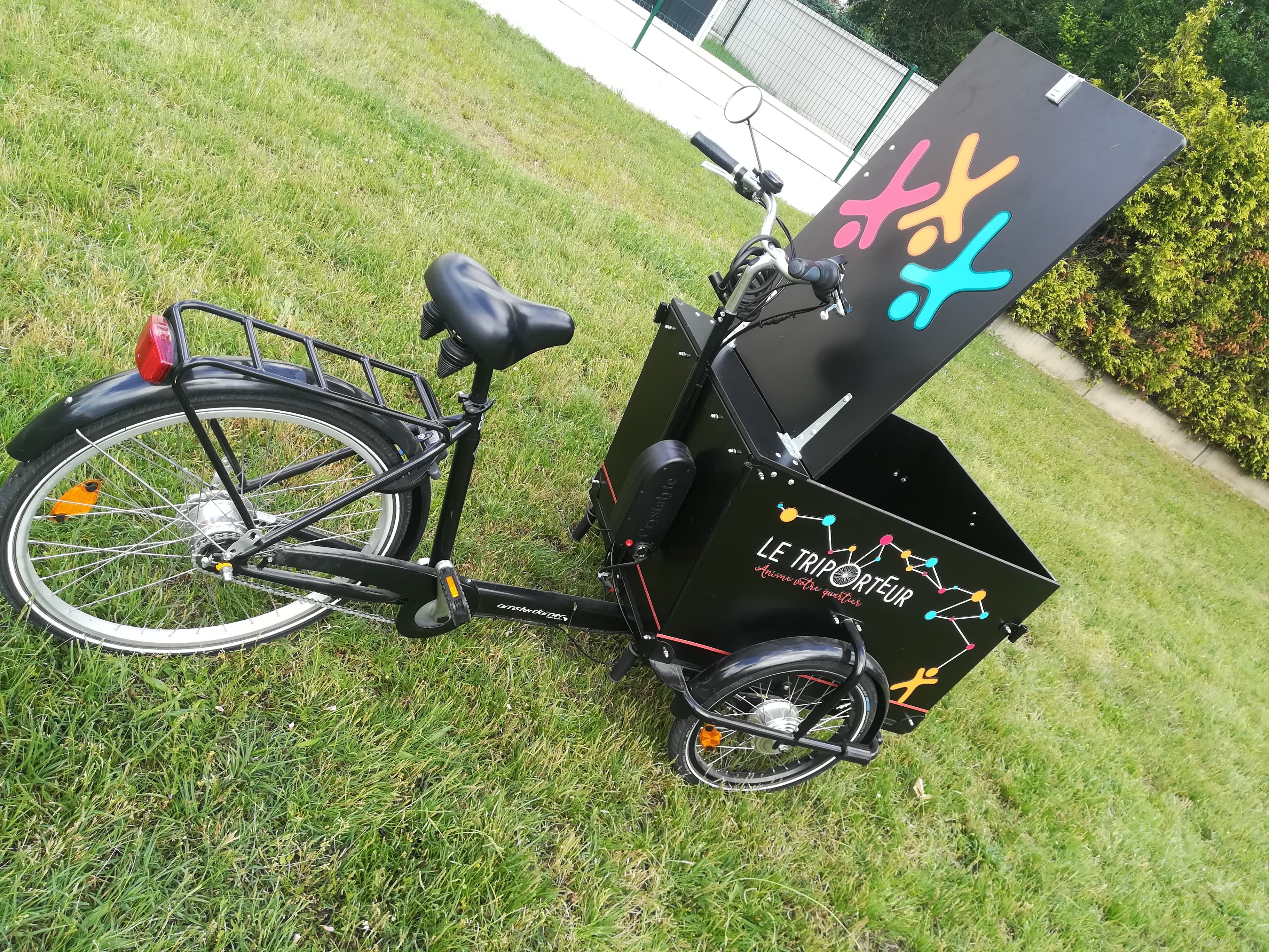 Triporteur livreur électrique Amsterdam Air Pro.