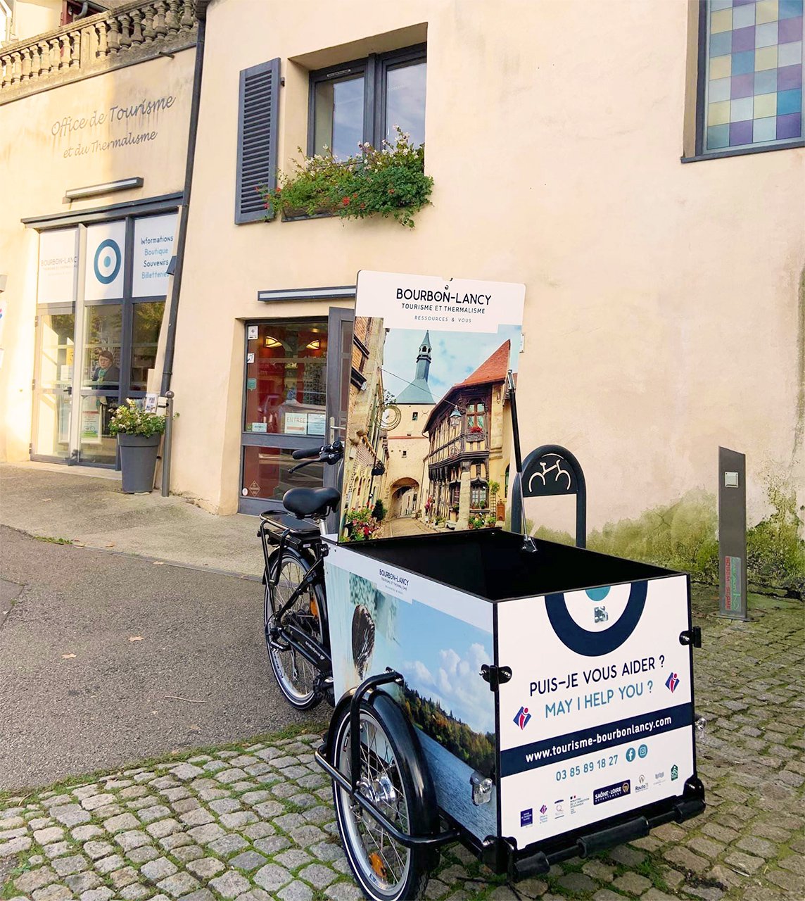 Triporteur Office de Tourisme avec assistance électrique 