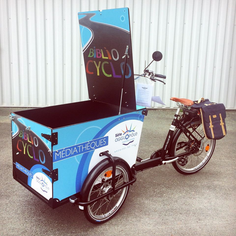 Sète Agglopole Méditerranée - Triporteur électrique Livreur Pro.