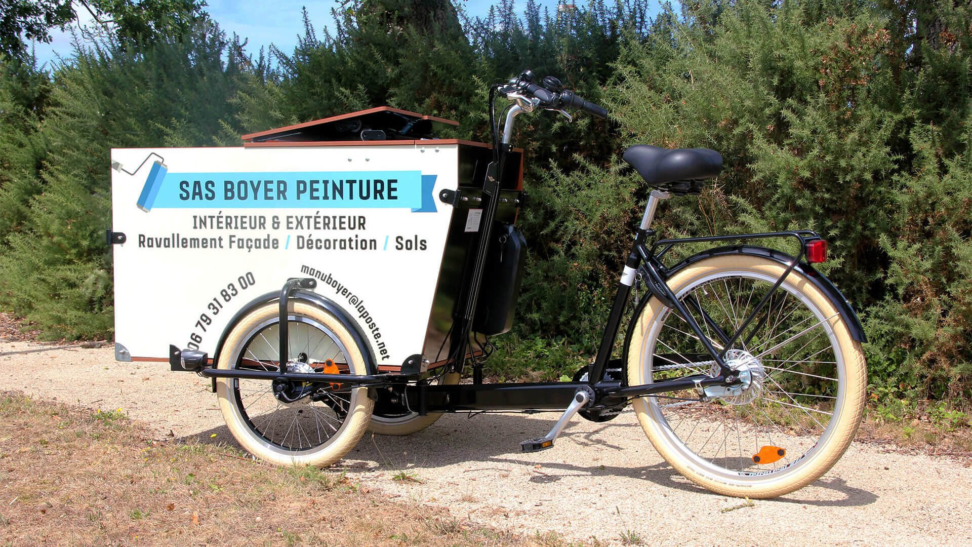 SAS Boyer Peinture - Triporteur électrique personnalisé